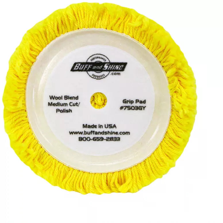 BS-7503GYS Wool Polishing Pad Yellow