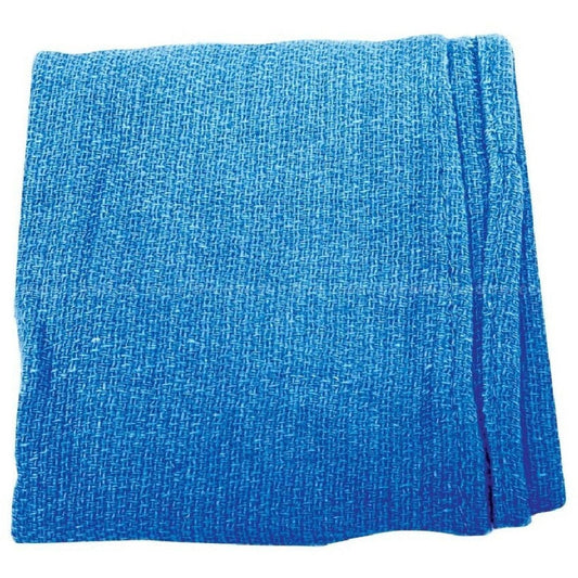 Blue Huck Cotton Towel 16x22
